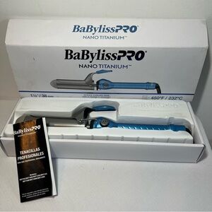 BaBylissPRO Nano Titanium Curling Iron 1 1/2”. Up to 450 degrees. Spring Loaded